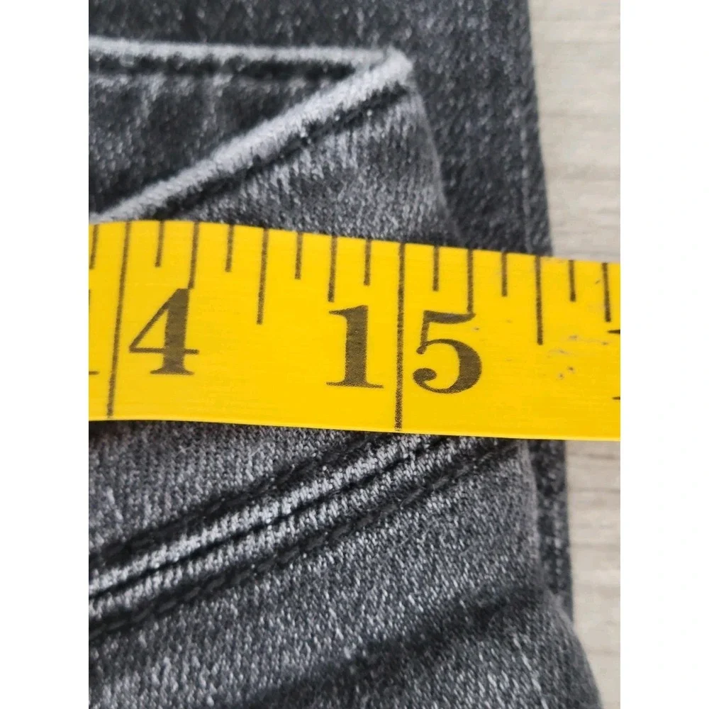 We The Free Curvy Lace-Up Button Fly Jeans Women's 32 Black Free People